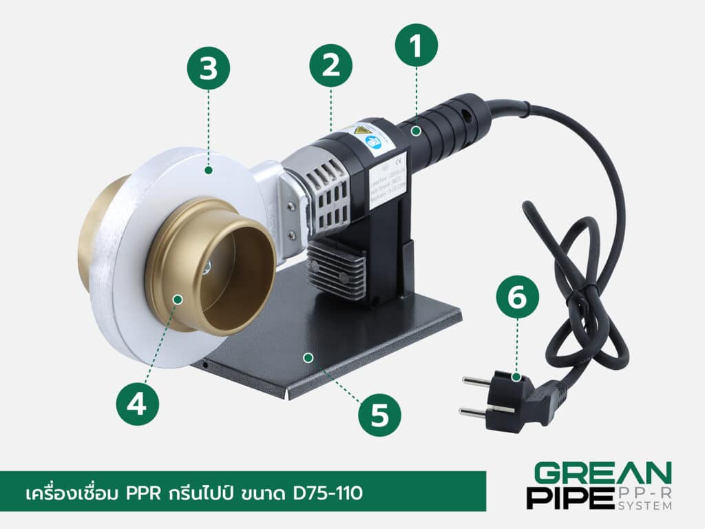 เครื่องเชื่อม PPR กรีนไปปี